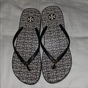 Tory Burch heeled flip flops!